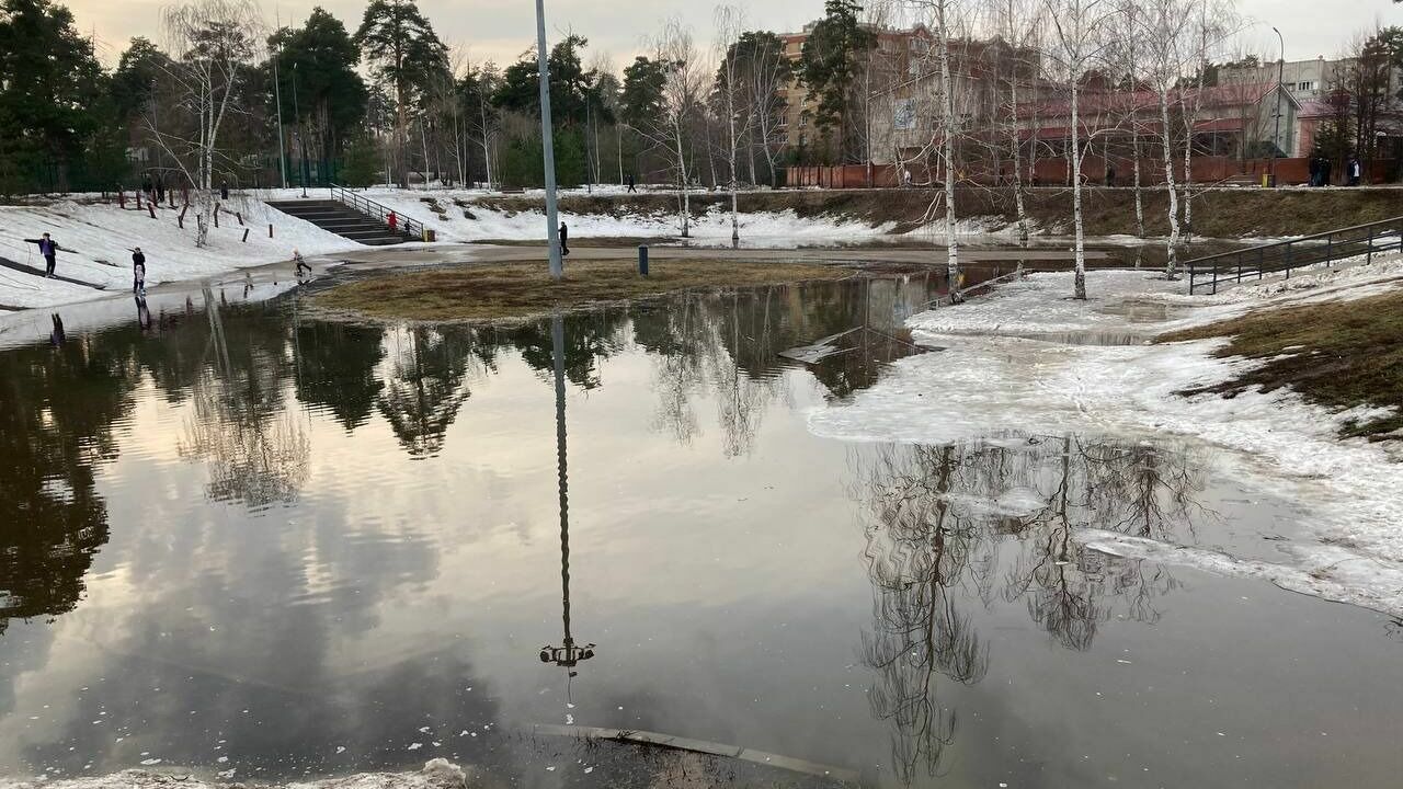 В парке Урицкого появилось еще одно озеро