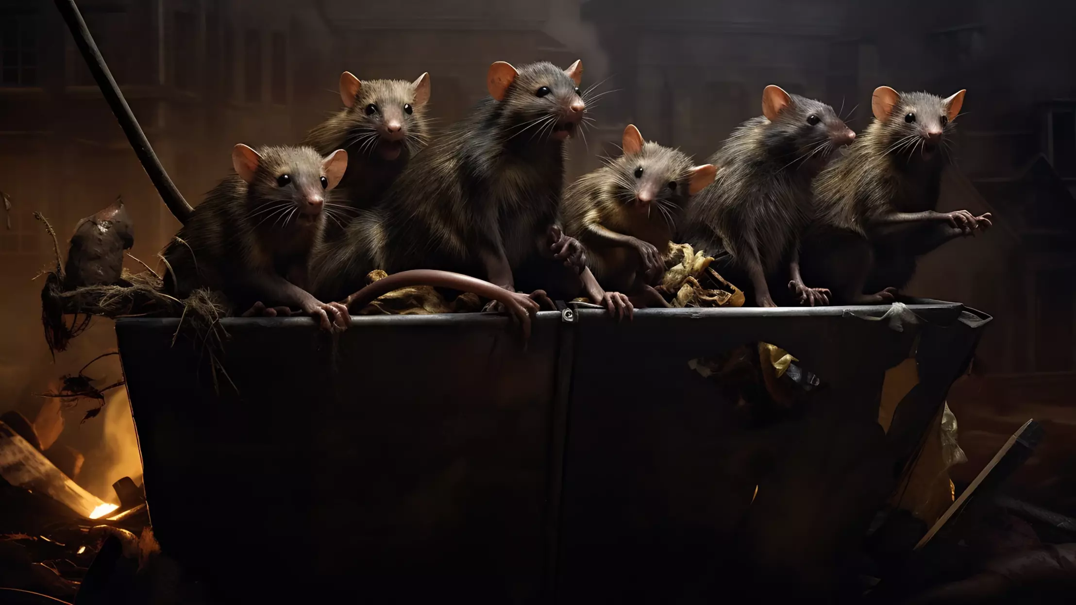 Казанцы заметили крыс у бара в центре города
