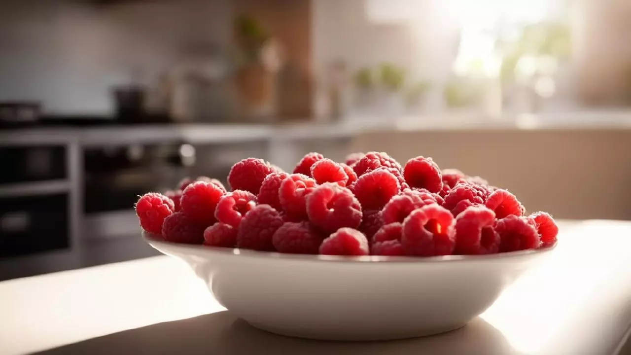 Малина — источник витаминов. При правильном хранении ягоды сохраняют большую их часть.