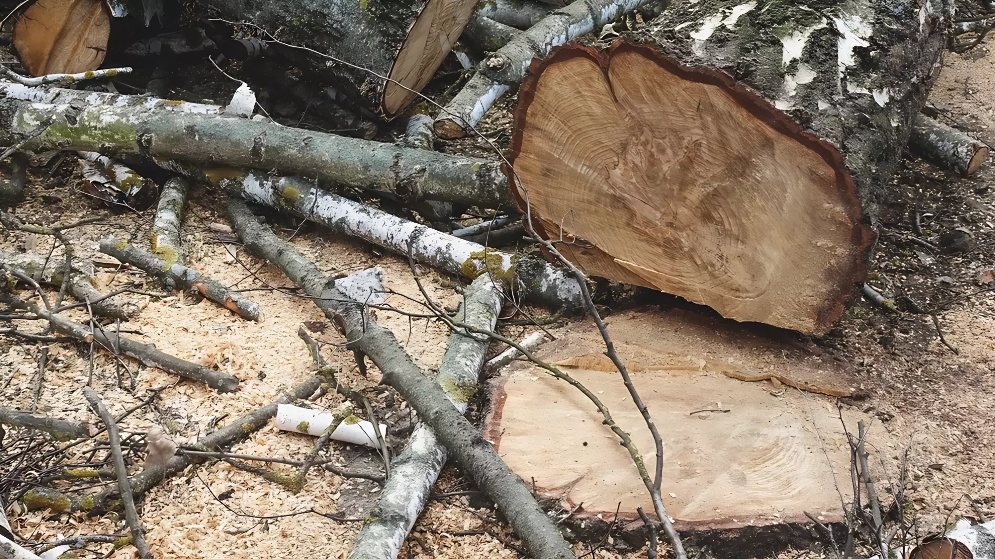 Из-за вырубки деревьев в национальном парке на дороги Челнов выбегают зввери