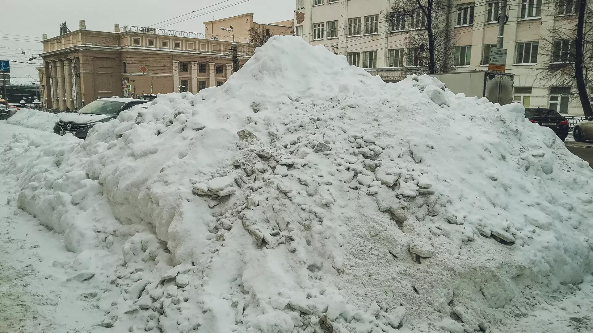 В Казани завершается строительство нового снегоплавильного пункта