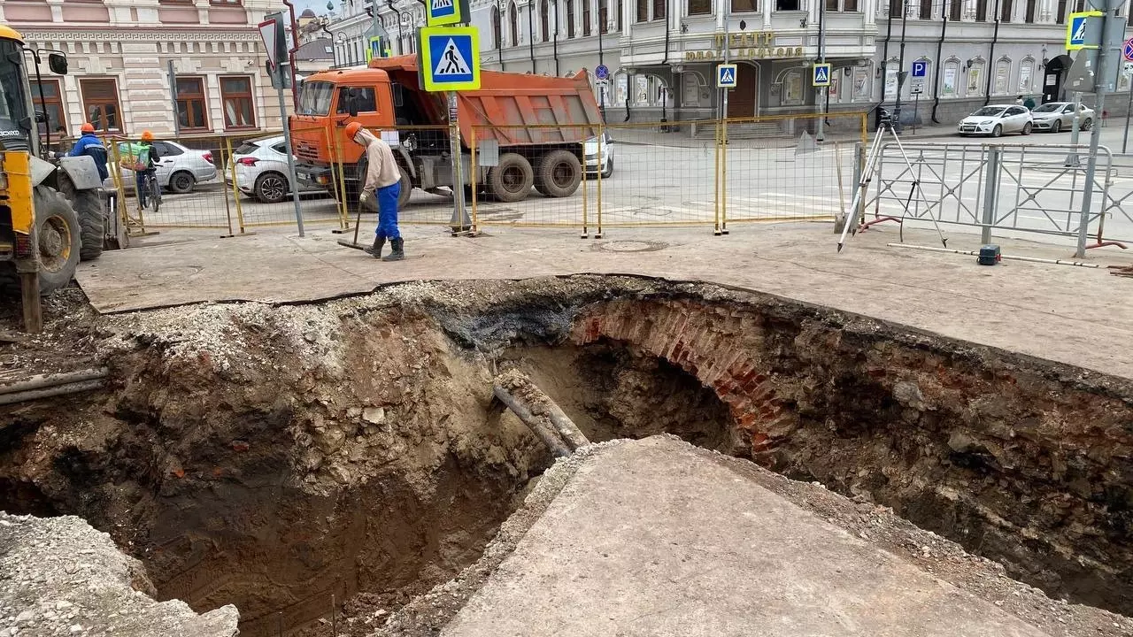 Остатки древней церкви нашли в центре Казани
