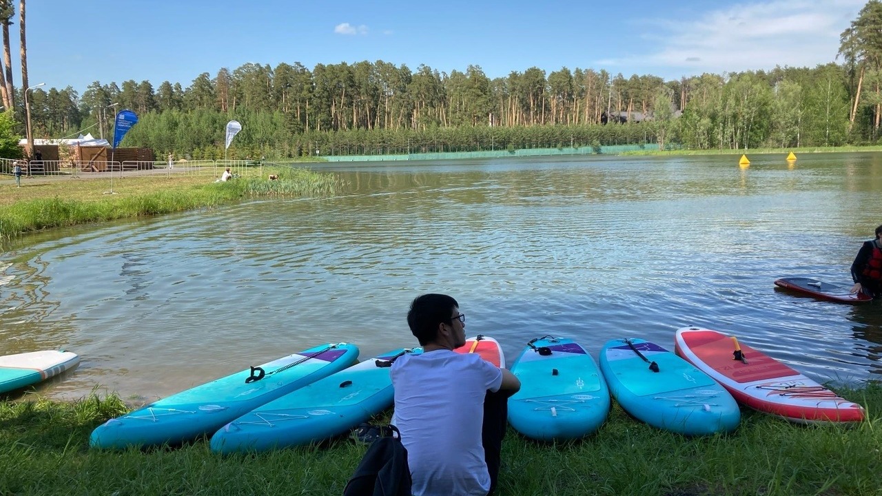 Казанцы продолжают плавать на Голубых озерах, несмотря на запреты