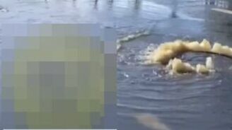 В Казани снова прорвало канализацию