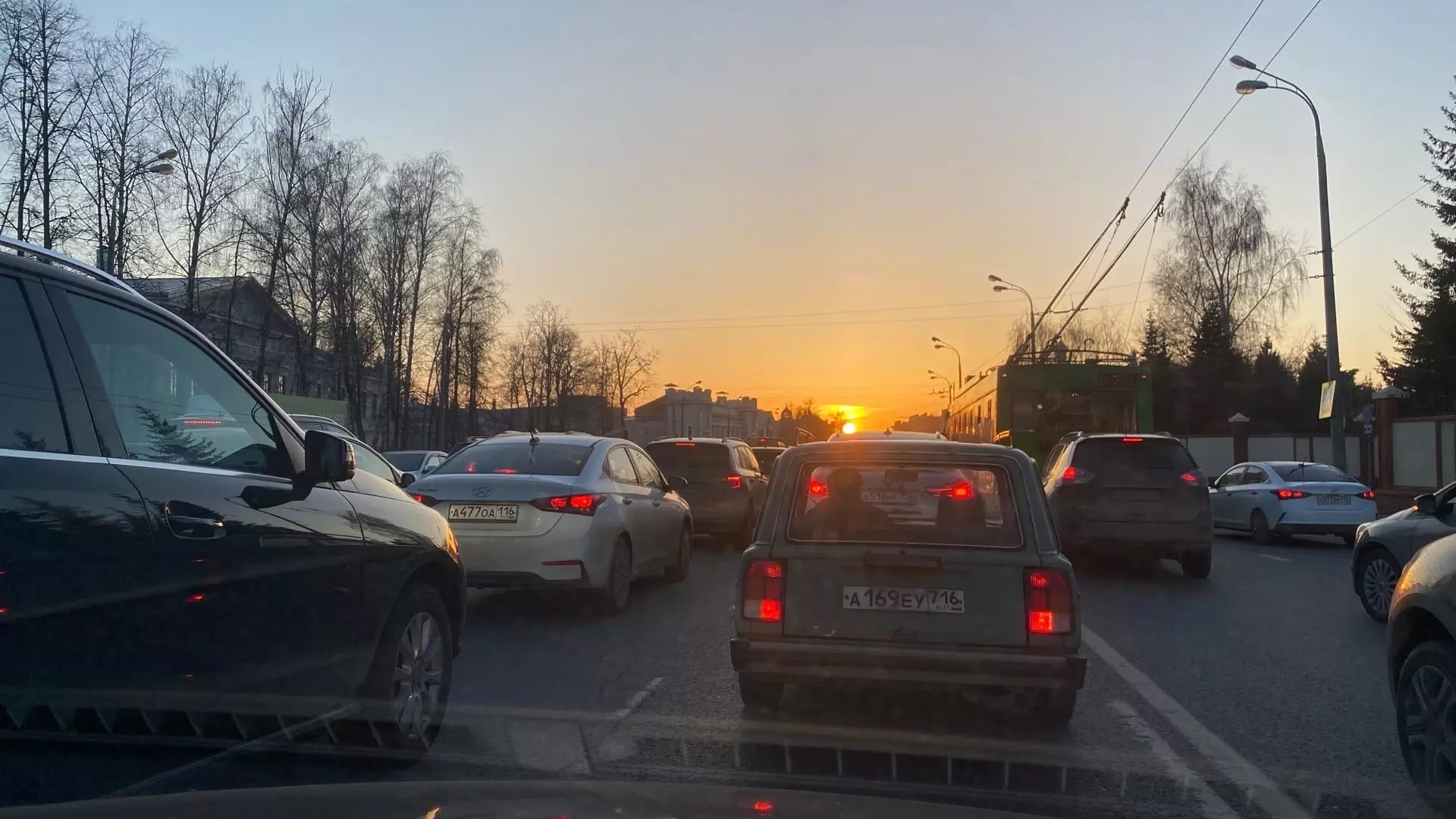 Дороги встали из-за заседания минпромторга Татарстана