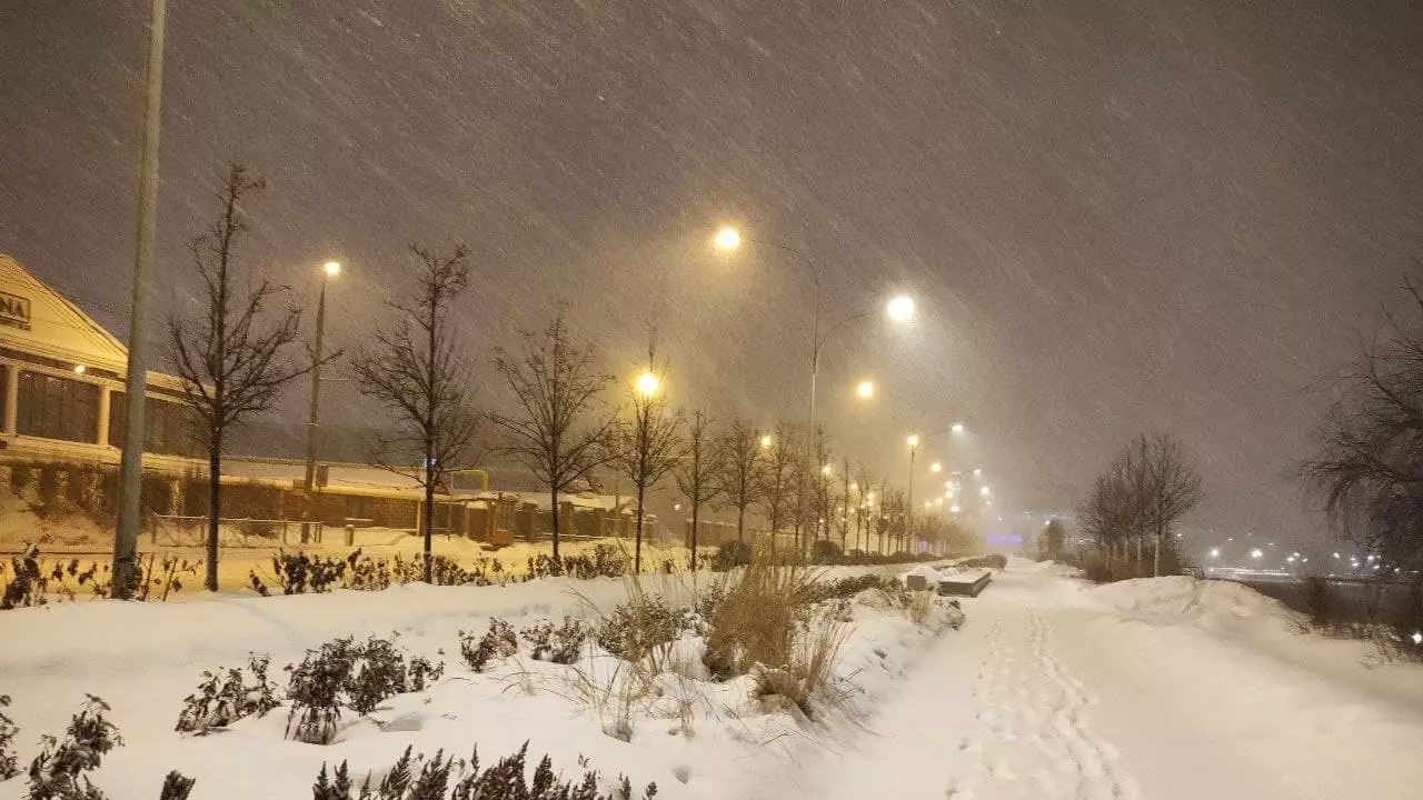 В Татарстан придут снег, метель и сильный ветер