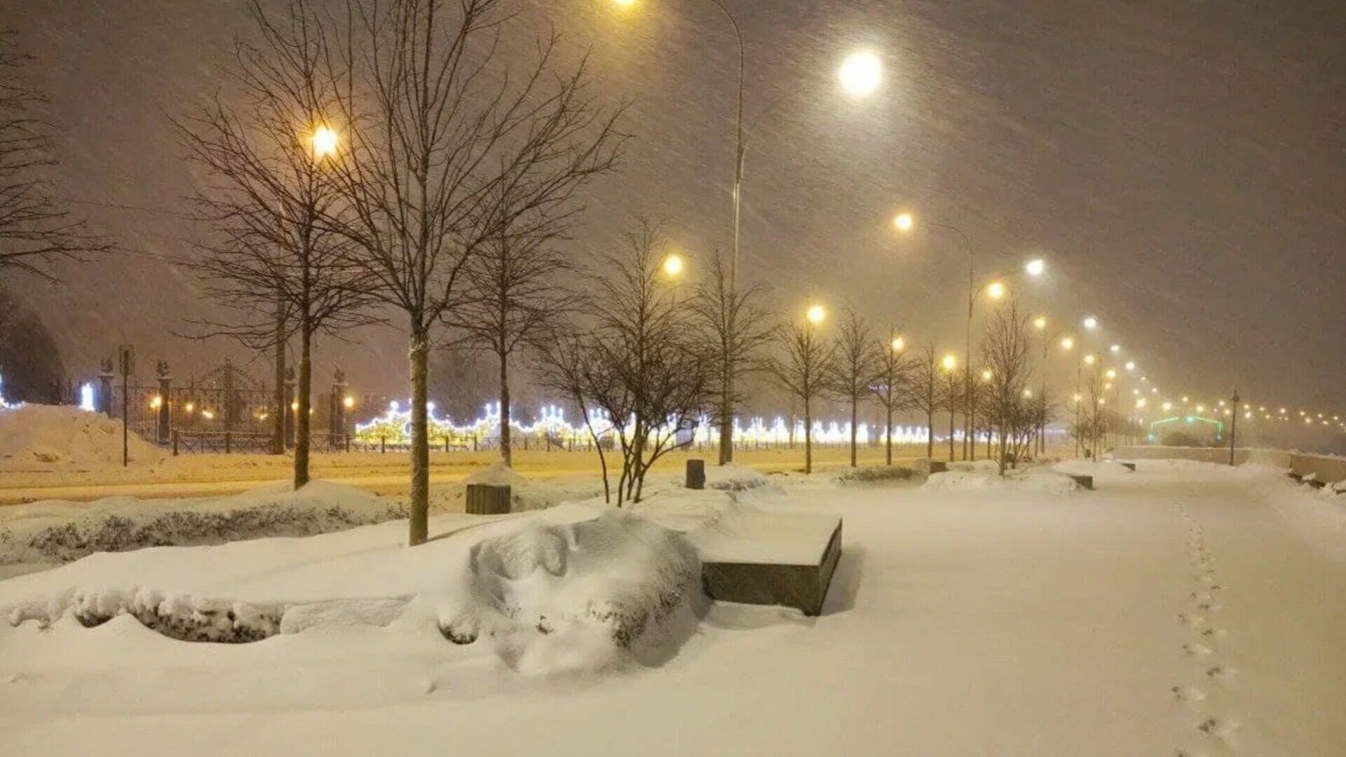 Татарстанцев предупредили о метели и снеге