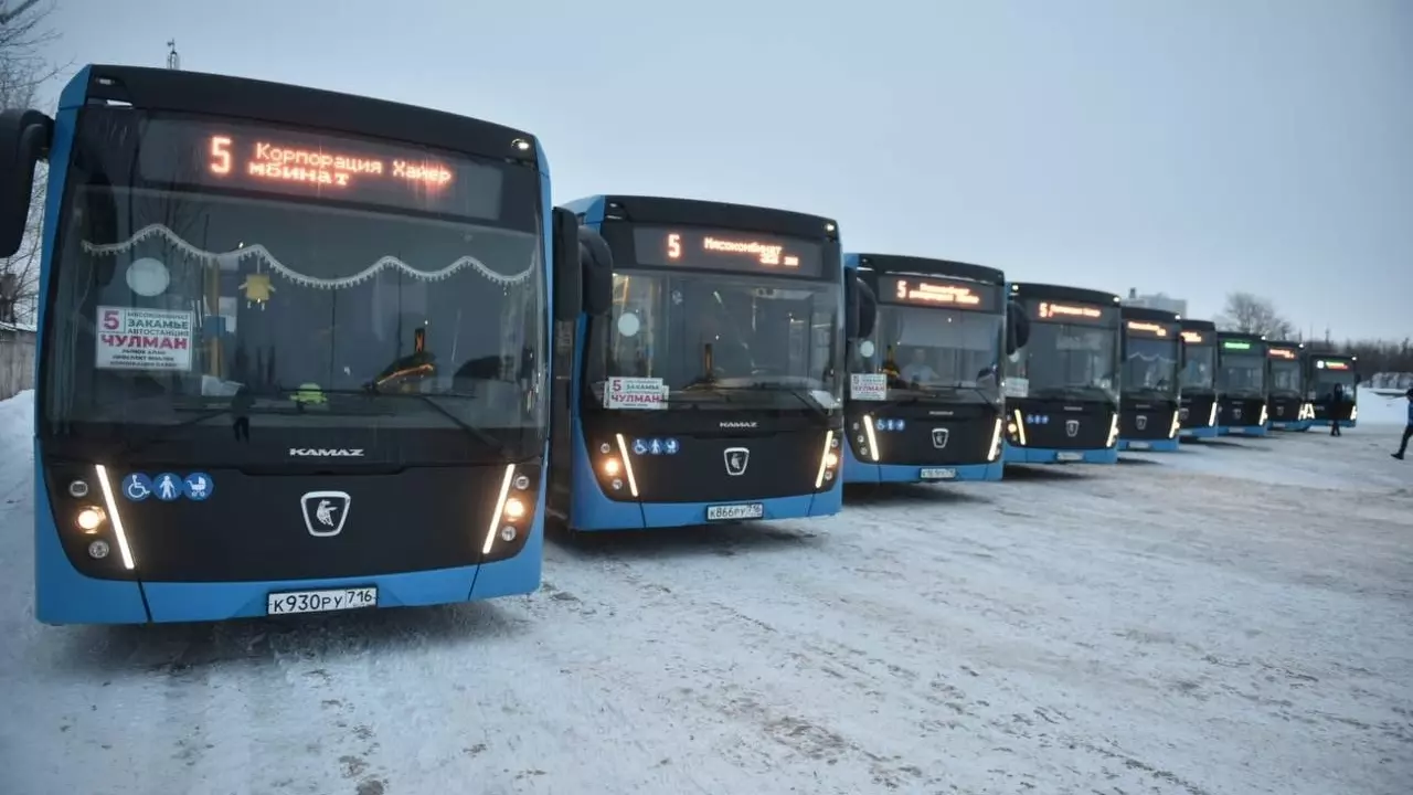 В Набережных Челнах запустили новый автобусный маршрут