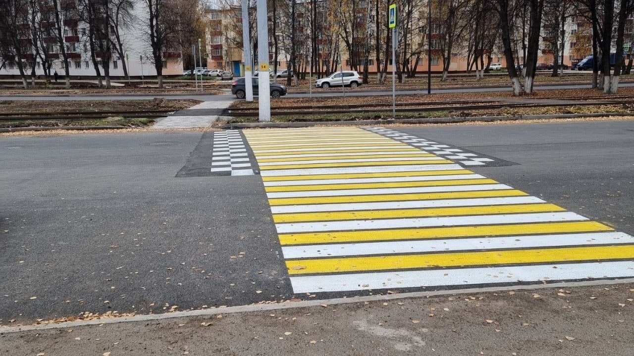 Татарстанцы высмеяли пешеходный переход