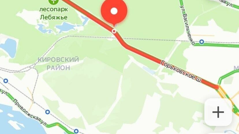 Казанское Горьковское шоссе «зависло» в пробке