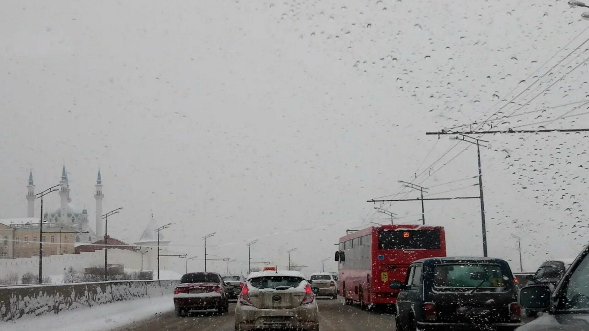 На Казань надвигается снегопад