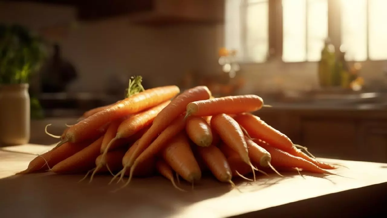 В моркови содержится бета-каротин, который сохраняется в течение длительного времени.