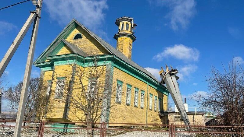 Упавший минарет с татарстанской мечети вернут на место через 2 года