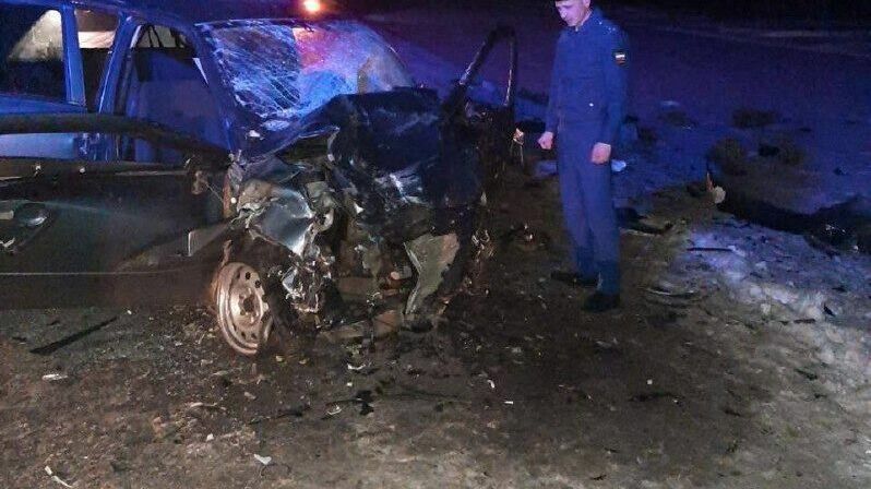 В Татарстане четыре человека погибли при столкновении автомобилей «лоб в лоб»
