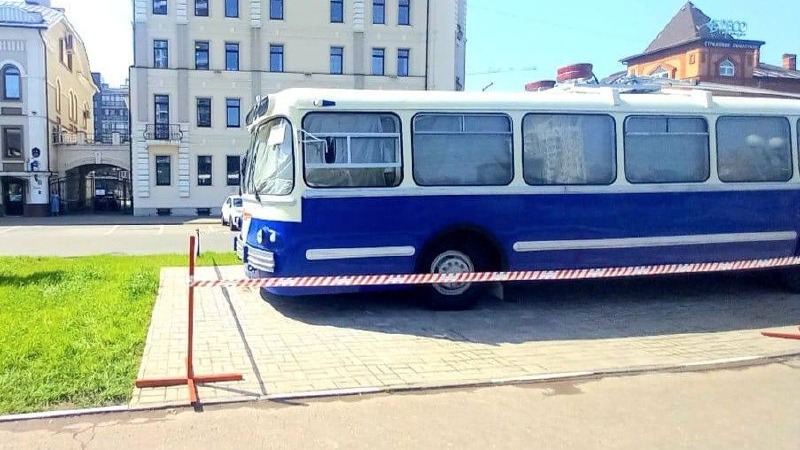 В Казани появились два старых троллейбуса