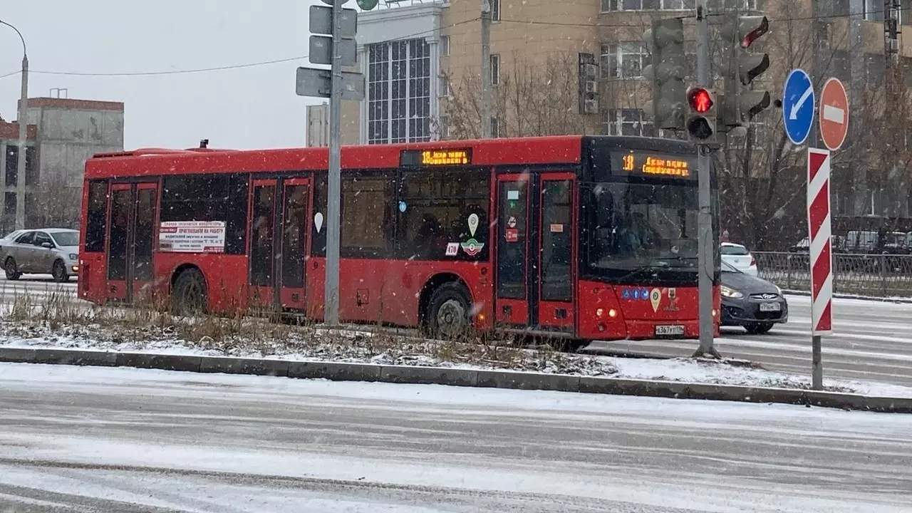 Автобусы Казани будут лучше работать из-за снегопада