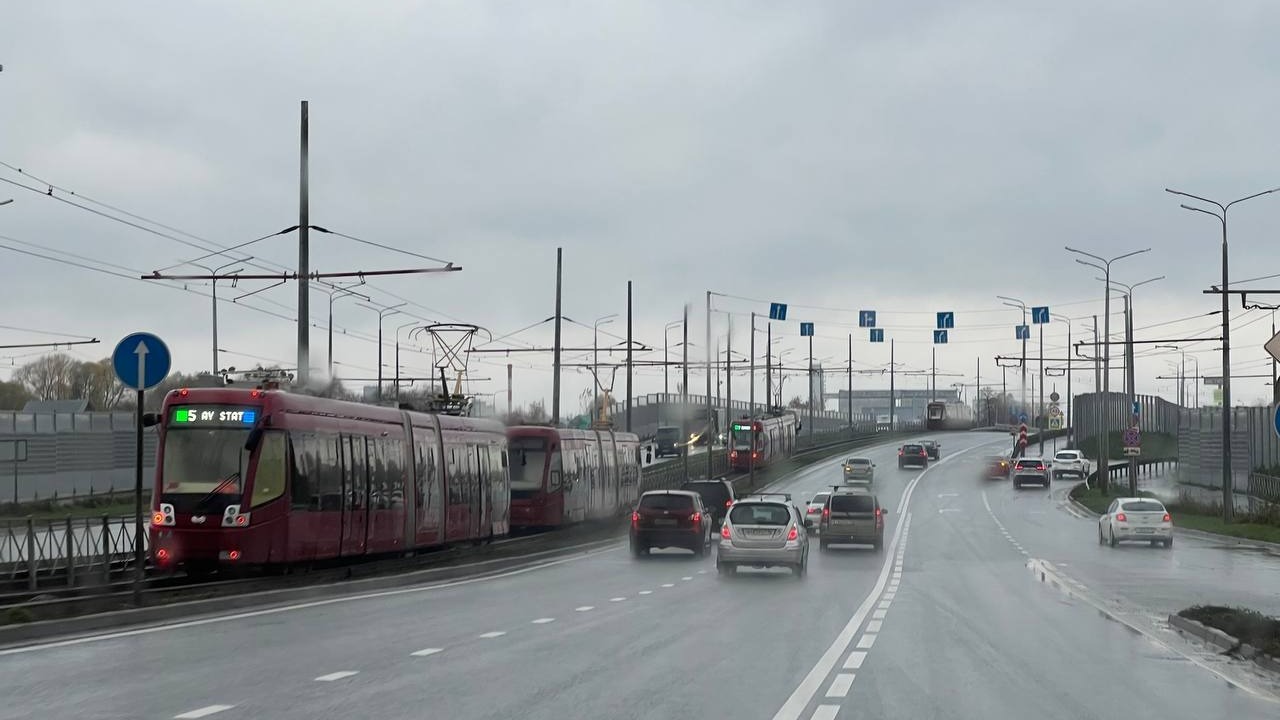 В Казани из-за ДТП стояли трамваи