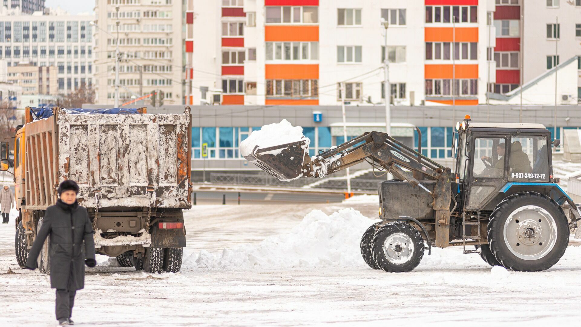В Казани с начала зимы вывезли 411 тонн снега