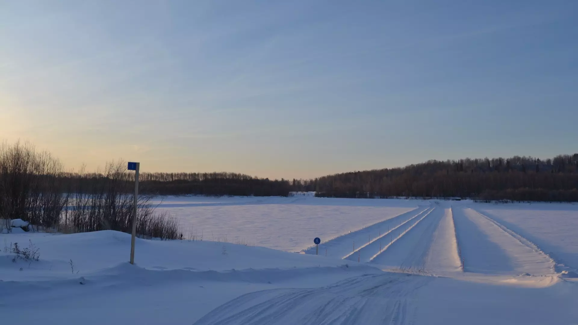 В Татарстане открыли первую ледовую переправу