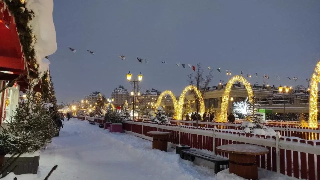 Из-за морозов на набережной в Казани отменили День влюбленных