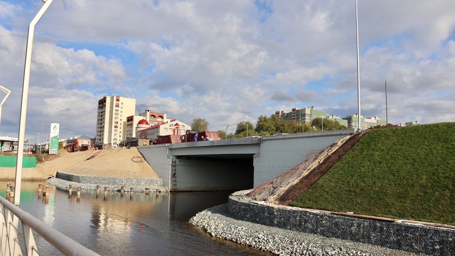 Мост на Назарбаева в Казани завершили на 84%