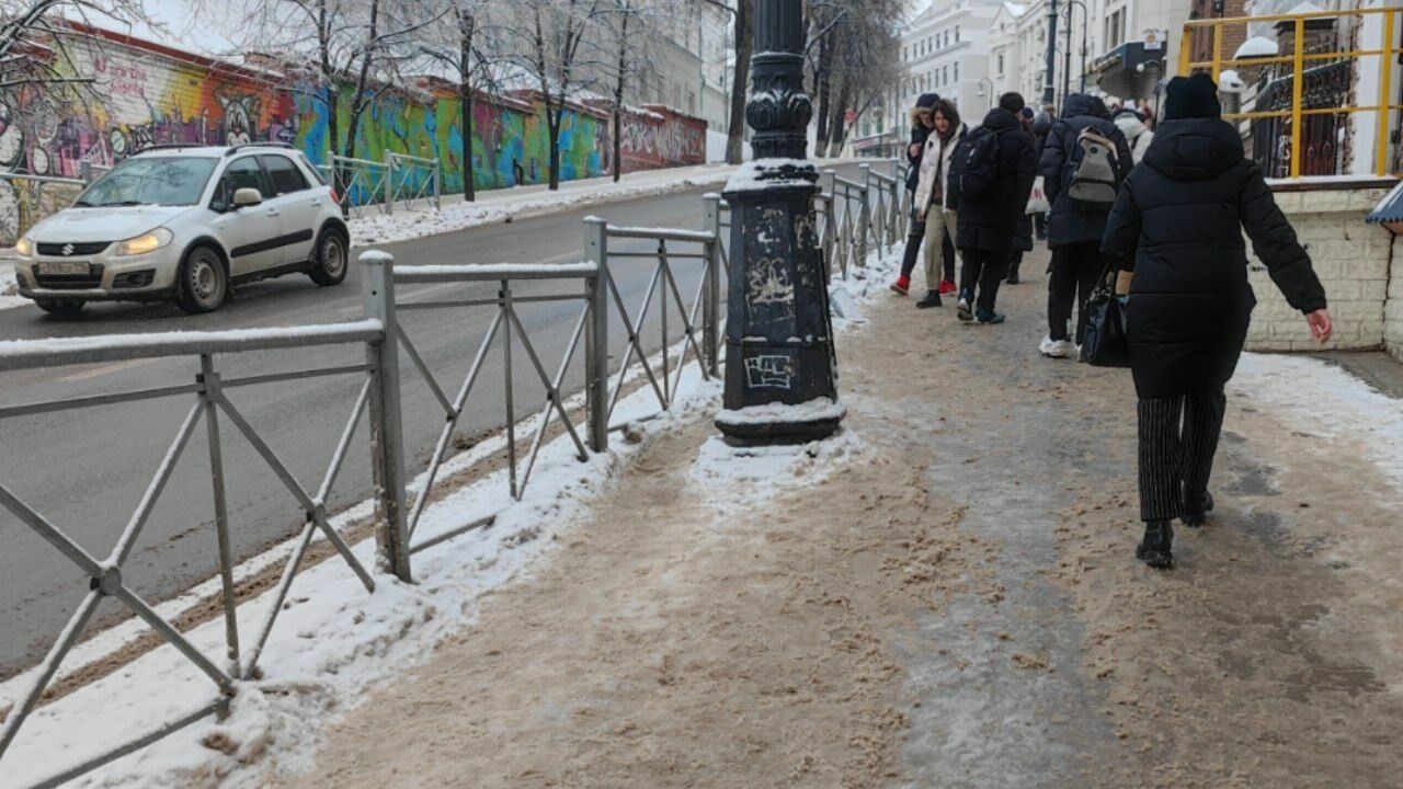 Власти могут расширить тротуар в центре Казани