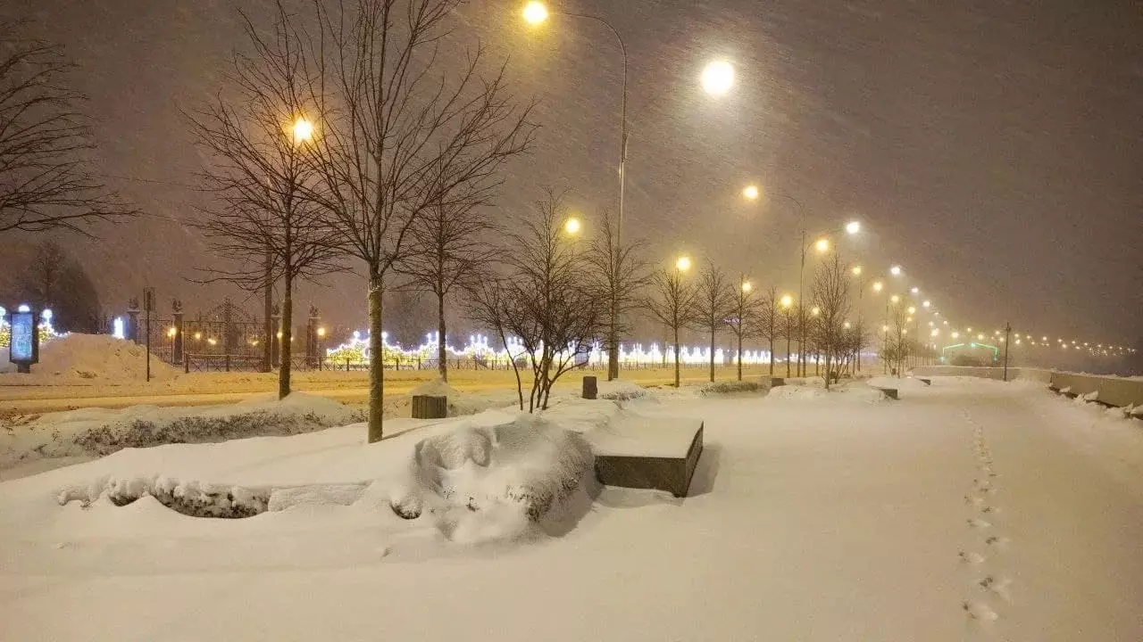 В Татарстане объявили штормовое предупреждение из-за снегопада