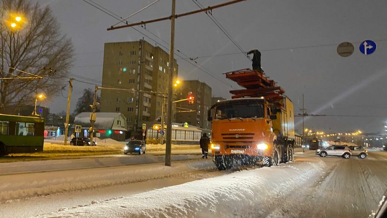 В Казани отметили 26 фактов простоя общественного транспорта из-за снегопада