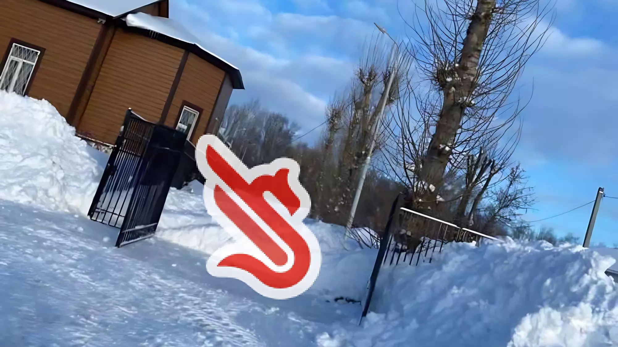 В казанском поселке дети не пошли в школу из-за снега