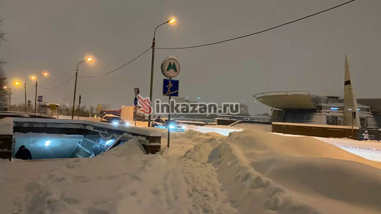 Казань под снегом — фото