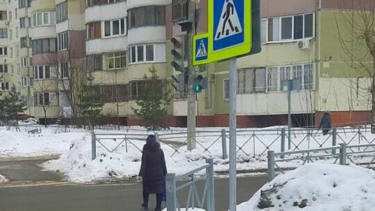 У школы и детсада в Казани поставили светофор