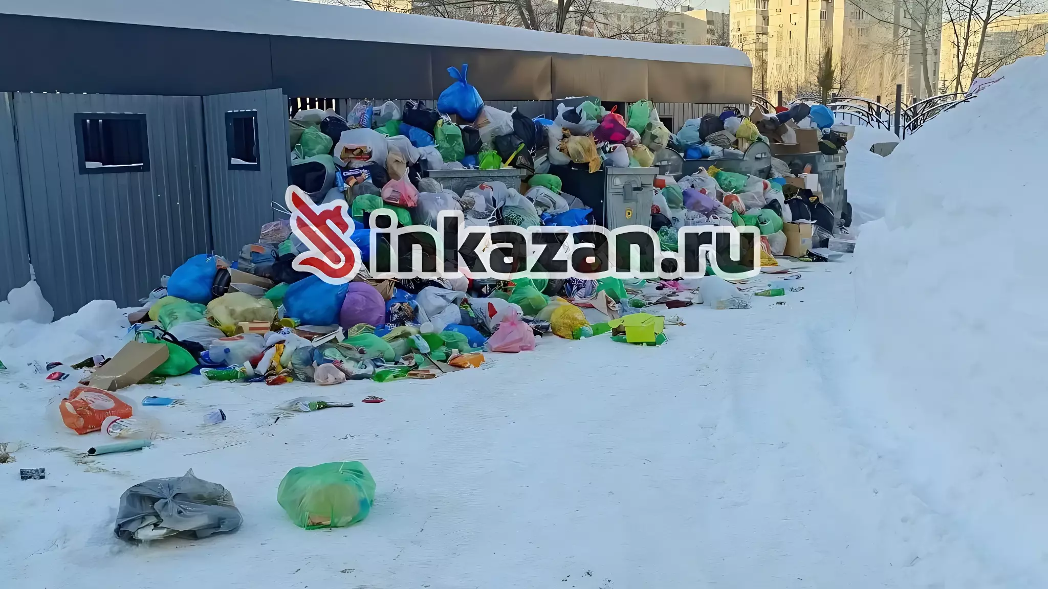 Казань зарастает мусором