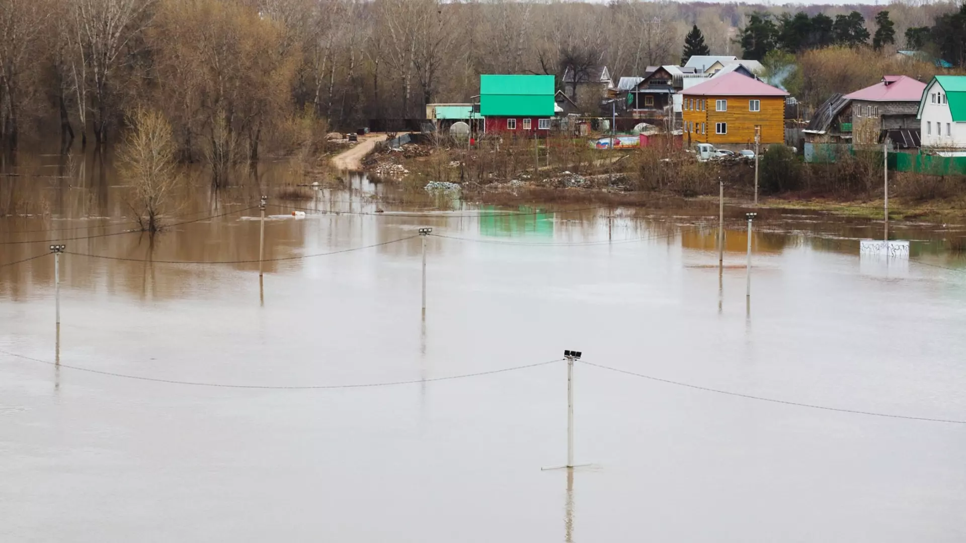 Село в Татарстане утопает в воде