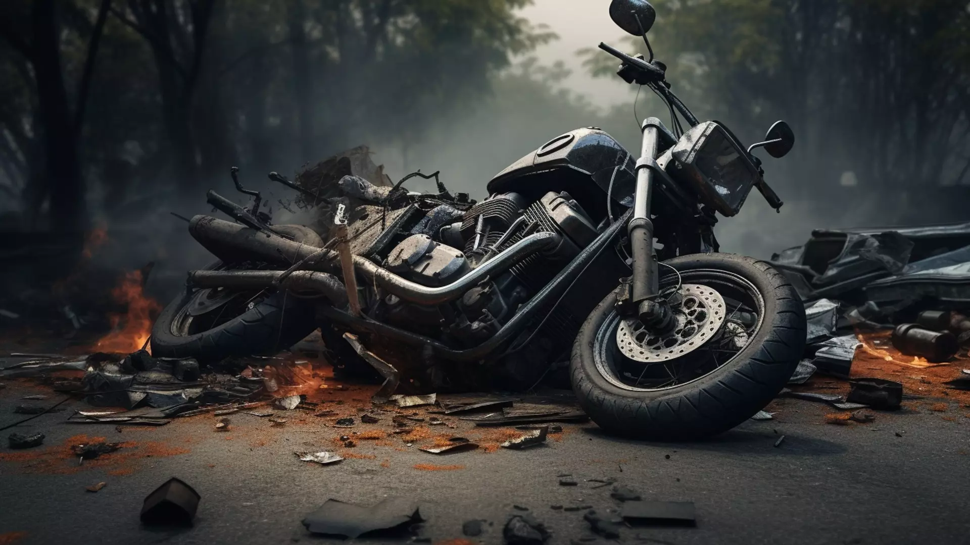 Сбитого мотоциклиста в Казани доставили в больницу