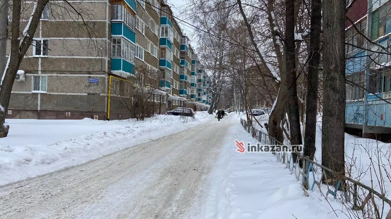 Снегопад в Казани