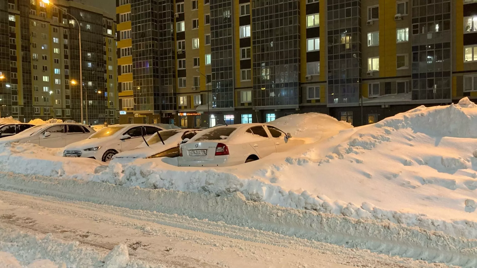 Казань в снегу